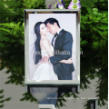 Heart Shaped Crystal Photo Frame with Customized Photo for Valentine's Day Gift
